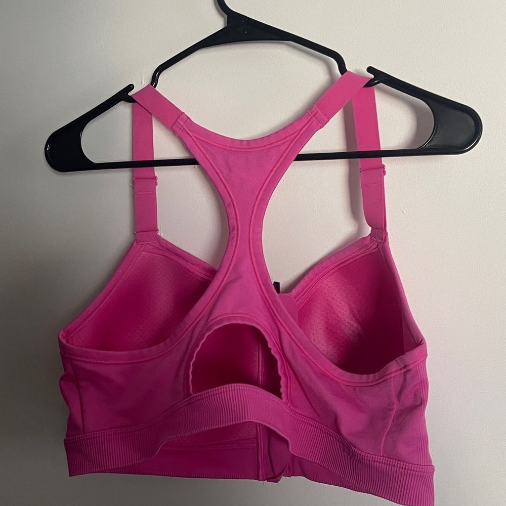 Victoria's Secret PINK ACTIVE Seamless Air High Impact Hot Pink Sports Bra XL - Picture 5 of 5